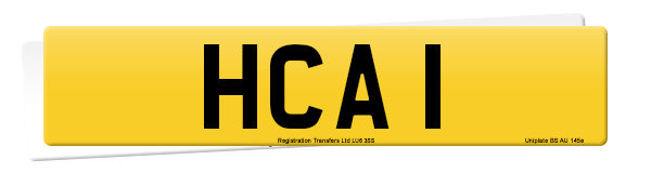 Registration number HCA 1